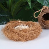 30g/50/100g Coconut Fiber Nesting Material Nest Fibre Aviary Birds Canaries Finches Nest Filled Grass Bird Cage Accessories