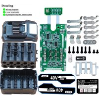 Doscing BL4040 10*21700 LiIon Battery Case PCB Charging Protection Board Shell Box For MAKITA 40V BL4050 BL4025 Housings BL4020