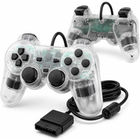 Official game PS2 Wired Controller for PS2 Console Dual Vibration Retro Gaming Replacement Gamepad