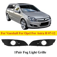 1Pair Left Right Car Front Fog Light Grille Grills Fog Lamp Grille Cover For Vauxhall For Opel For Astra H 07-12 1400409 1400410