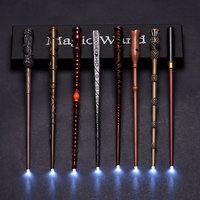 Hot Anime Cosplay Show Glow Harry Wand With Box Children Decoration Toy Accessories For Kids Bacchetta Di Plastic Magic Stick