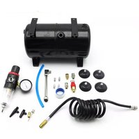 Air Tank 4 Hole Gas Tank AS18B Air Pump Air Compressor Spray Pump 3L