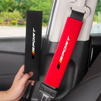 Universal Soft Velvet Car Seat Belt Shoulder Pad Breathable Extended Seatbelt Cover Anti-Cushion Car Interior Decoration