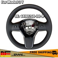 Beheiztes Lenkrad, PU-Leder, Auto-Lenkrad mit Heizfunktion, 1490214-00-B, für Tesla Model 3, Modell Y 2017–2023