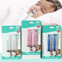 Infant Nasal Congestion Relief Tool, Syringe Tube Nasal Aspirator, Soft Safe Nose Washer Cleaner for Newborns & Toddlers