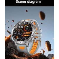 2026 new sports smartwatch,1400mAh large battery,1.7-inch high-definition touch screen,LED flashlight outdoorexplorationfunction