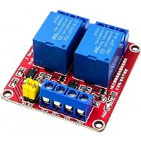 1pcs Dual Channel 5V 12V 24V Relay Module Board Shield With Optocoupler Support High and Low Level Trigger Relay For Arduino