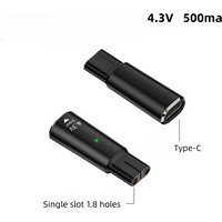 4.3V Type-C Shaver Adapter Charging Converter for Philips Norelco One Blade QP2520 QP2515 QP2620 with Charging Indicator