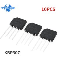 10PCS KBP307 Bridge Rectifier KBP 307 Power Diode 3A 1000V Electronica Componentes