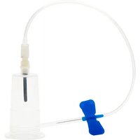 Safety Blood Collection Set ,Disposable 21G 23G Butterfly Needle+Plastic Vacuum Needle Holder Pet Medical Laboratory Consumables