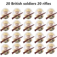 20pcs Soviet Union joint military soldiers United States, Britain, France, Japan, Canada and Italy action figures toys gifts