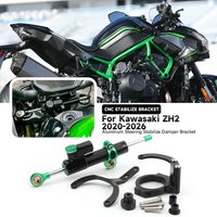 For Kawasaki ZH2 Z H2 2020 2021 2022 2023 2024 2025 2026 Motorcycle CNC Steering Stabilize Bracket Damper Mount Kit Accessories