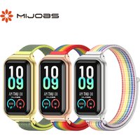 Band Strap pour Amazfit Band 7 Nylon Loop Wristband pour Amazfit Band 7 Bracelet Global Version Correa