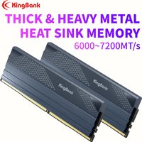 KingBank KFXB DDR5 RAM 16GBx2 7200MHz 6800MHz 6000MHz Dual Channel Desktop Computer Memory Gaming And Overclocking with Heatsink