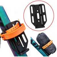 1PCS Bicycle Fork Cargo Mount Bottle Cage Extension Plate Bikepacking Frame Luggage Bracket for Gravel Road MTB Adventure Trips