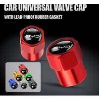 Car Wheel Tire Valve Caps Air Stem Covers Auto Accessories For BYD Sealion Seal U Dmi Atto Dolphin Surf Han EV Tang Qin Song F0
