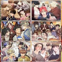 6PCS Sweet Home Series Manhwa Postcards Set - Korean BL Manga Greeting Cards Collection Decorative Card Gift for Fans