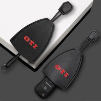 Car Badge Key Cover Case Auto Key Bag Shell Keychain Emblem For VW GTI Polo Passat B5 B6 B7 T4 T5 Golf 4 5 6 Tiguan Jetta Gol