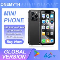 ONEMYTH M17 Pro Mini Smartphone 2026, 4,0" HD Vollbild 4G LTE, Android 12 Kleines Handy, Dual-SIM-Standby, Taschenformat