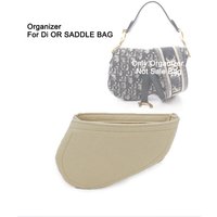 Felt Insert Purse Bag Organizer For CD Saddle Bag , Inner Pouch, Storage Lining Bag Makeup Organizer