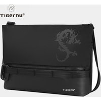 Tigernu Chinese Style Crossbody Bags For Men 9.7inch Tablet Shoulder Bags Mini Light-weight Travel Bags For Men Dragon Series