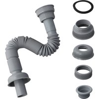 1Set Kitchen Sink Drain Pipe Expandable Connecting Hose Suitable 32/45/56mm Interface Wash Basin Sewer Drainer Accessorie