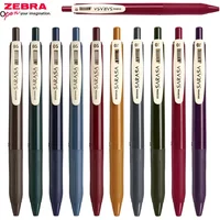 ZEBRA Gel Pen JJ15 SARASA Retro Series 0.5mm Writing Smooth Press Color Ballpoint Pen School Office Accessories Stationery