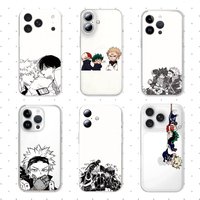 Cute M-my Hero AcademiaS Cool Phone Case Soft Transparent Case For IPhone 17 16 15 14 13 12 11 Pro Max Mini Plus Shockproof Cov