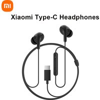 Original Xiaomi Type C Earphones Sports Stereo Earbuds With Wired Control Microphone Headphone For Huawei Xiaomi Smartphone Gift