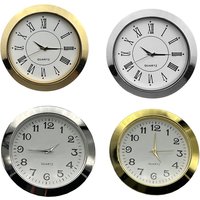 Classic Clock Craft Quartz Movement 36mm/55mm Round Clocks Head Insert Roman Number Little Clock Arabic Numbers Clock Insert
