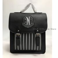 Wednesday Addams Fashion Messenger Bag Backpack Tote Bag College Style Handbag Girl's Gift