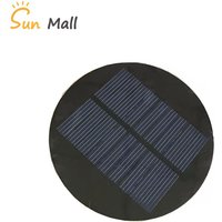 Mini Solar Panel 4.5V 100MA Cell Module Circular PET Poly Board Outdoor DIY Toy/Solar Lawn Light Sensor Lights/ Solar Flashlight