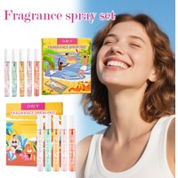 5Pcs Brazilian Body Spray Perfume Set For Women Long Lasting Fresh Fragrance Alcohol-Free Aromatherapy Mist Set Birthday Gift