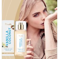 Vanilla Coconut Body Mist: Long-Lasting Fragrance, Unique Charm, Fresh & Romantic Travel-Friendly Portable Perfume