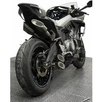 Motorcycle Full 4 Exit Exhaust System For CFMOTO 675SR Stainless Steel Header Pipe Racing Complete Escape Muffler DB Killer