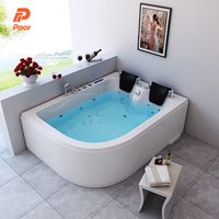 Bathtubs Acrylic Hot Massage Whirlpool Bathtub 2 Person Free Standing Double Person Bath Tub