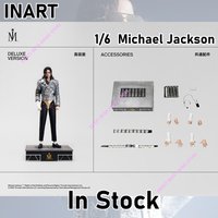 INART Michael Jackson MJ 1/6 Scale Rooted Hair Version Premium Action Figure Anime Model Trendy Toys Desktop Doll Collectibles