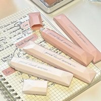 4PCS New Gradient Color Dot Glue Tape Large Capacity Erasable Rolling Glue Tape DIY Scrapbooking Glue Tape Pen School Office