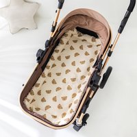 1Pc Super Soft and Comfortable Beanie Stroller Mat, Special Lying Mat for Autumn and Winter Newborn Cushion Stroller, Warm Cushion for Outings, Suitable for a Variety of Kidsren's Stroller, Dining