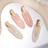 4Pcs/set Sweet No Bend Seamless Hair Clips for Women Hair Styling Makeup Side Bangs Clip Hairpins Barrettes Hair Accessories