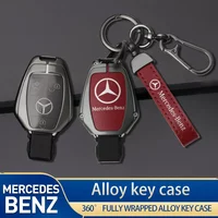 Car Key Case Cover Shell Fob Accessories For Mercedes Benz W204 W463 W176 W251 W205 A200 A260 A C R G Class GLA CLA GLK GLC CLS