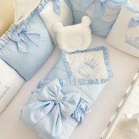 French Lace Winter Swaddle Blanket - Receiving Wrap for Newborn Baby Boys-Girls Photography ropa de bebe niña 크리스마스 아기의상 newborn
