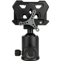 Outdoor Tactical Spherical Gimbal Tripod Mount Holder Photography Accessory with Clamping Distance 30mm to 70mm