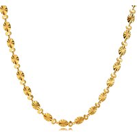 Daisy Chain Necklace Women, Stainless Steel Flower Shape Collar Fashion New 2022