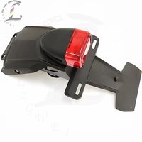 Kotflügel Kotflügel Kotflügel Klappe Kennzeichen Rücklicht halterung Blinker halter für Yamaha xg250 xg 250 Tricker