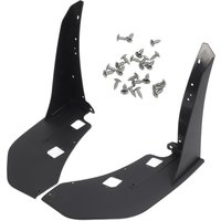Front Bumper Corner Splitter Black Sporty Look Front Side Corner Winglet 1 Pair for GT500 2014 To 2021