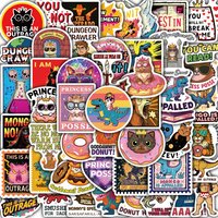 50PCS Funny Dungeon Crawler Carl Sticker Notebook Suitcase Motorcycle Living Room Scrapbook Refrigerator DIY Aesthetic Decals