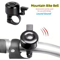 AliExpress MTB Bicycle Bell With Built-In AirTag Holder Aluminum Alloy Bell Alarm Road Bike Single Bell Riding Equipment Accessories