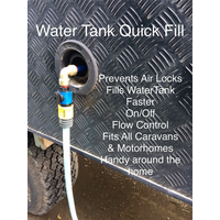 1set RV Water Tank Quick Filler Kit With On/Off Flow Control For Motorhome Caravan Camper Van RV Accessories 12mm-1/2"
