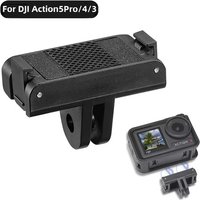 Magnetic Fork Adapter 1/4 Thread For DJI Action 5 4 3 Universal Camera Magnet Holder For Osmo Action 5 Pro Extension Mount Base